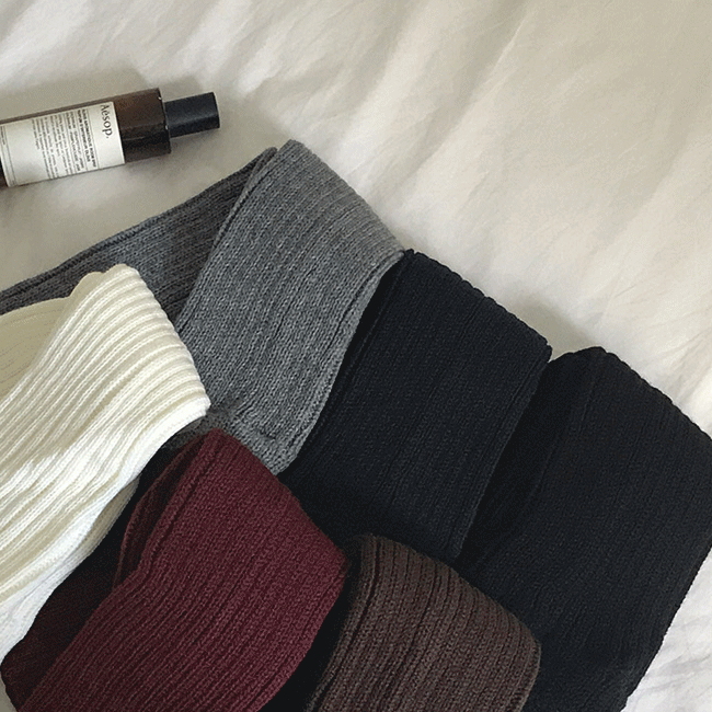 [따뜻🐏/고퀄리티] 하이틴울도톰레그워머 (6color)