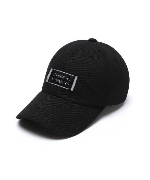 BASIC LABEL BALLCAP BLACK