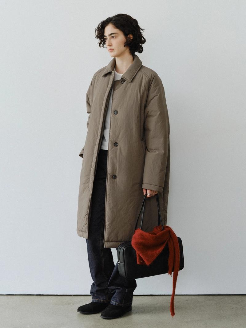URAGO - Raglan padded long coat_3colors