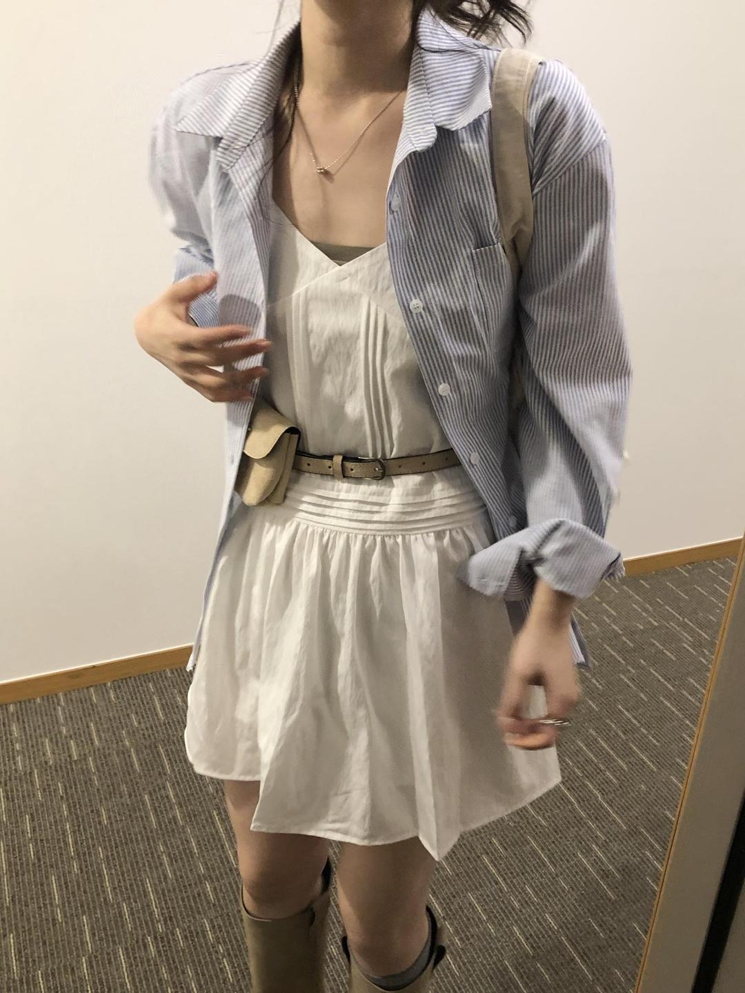 시즌플레이트 [봄/간절기/원피스]핀터 나시 원피스