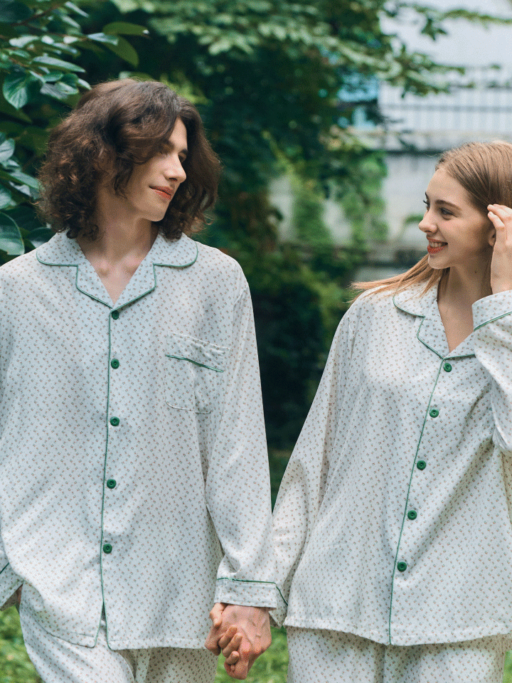 플로라 소프트핏 긴팔 상하의 세트(남녀공용)