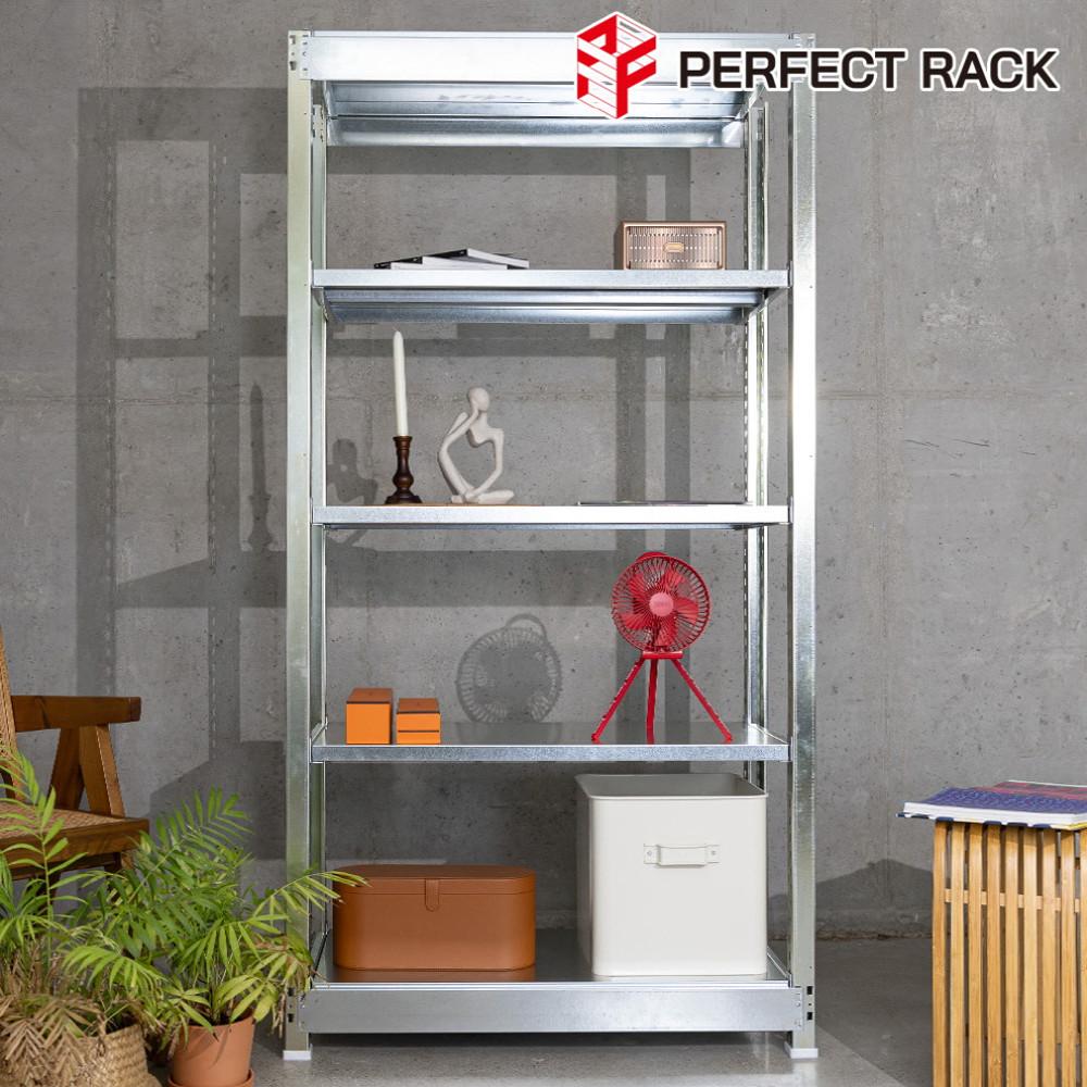 경량랙 실버랙 아연랙 철제선반 무볼트 창고 앵글 독립형 700300900 5단