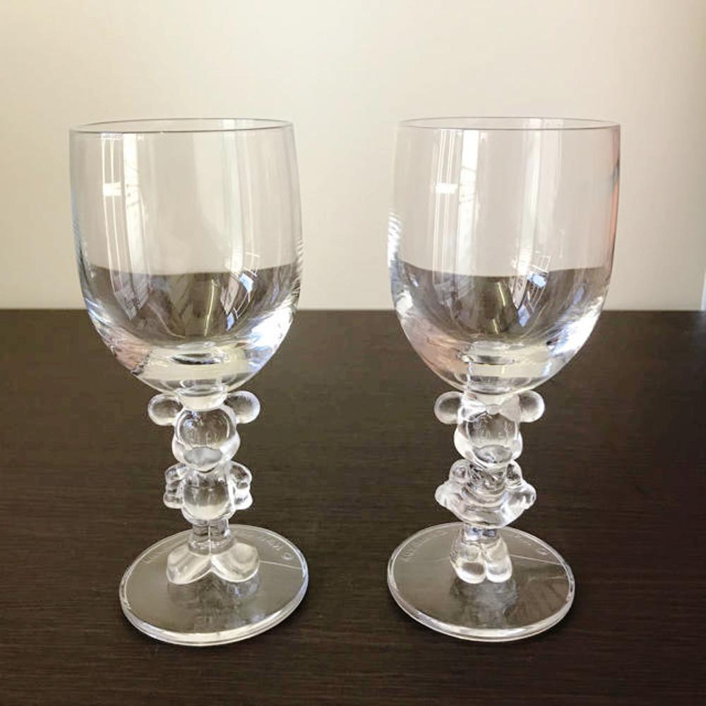 Disney 디즈니 미키&미니 와인 글라스