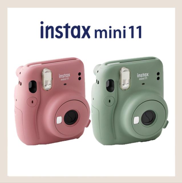 후지필름 인스탁스 미니11 올리브 러스트 로즈 컬러 한정판 폴라로이드