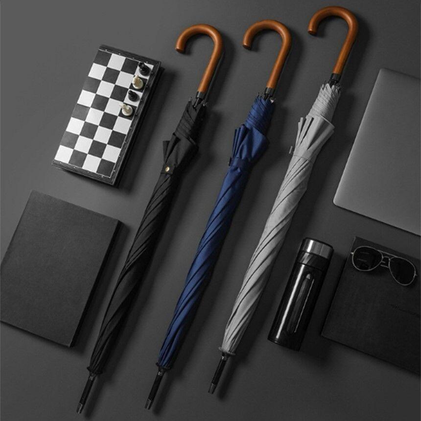 키밍 대형 골프 우드그립 장우산 고리형