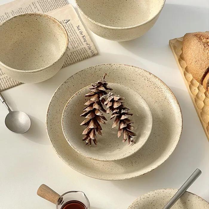 [소로이샵] MITANI 치노 베이지 빈티지 테이블웨어 8종