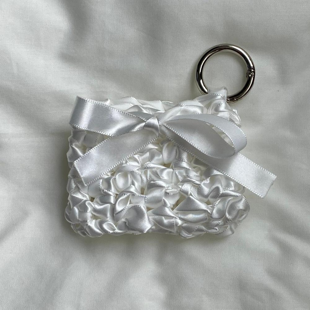 Ribbon pouch keyring