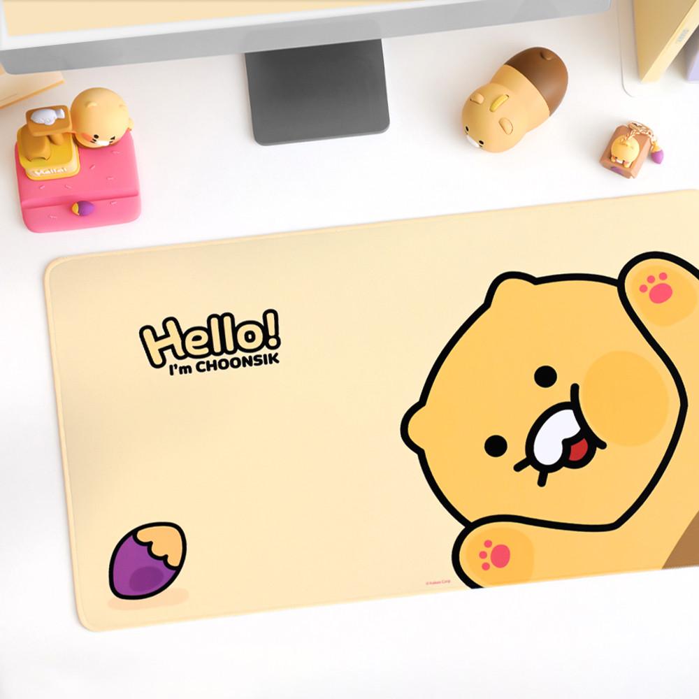 카카오 캐릭터 춘식이 장패드 키보드 장 마우스패드