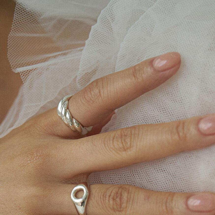 TRI-TWIST RING GOLD / SILVER