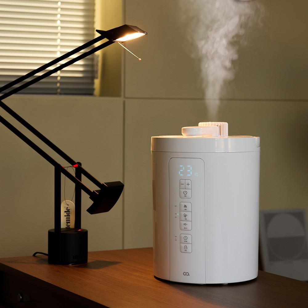 오아 플렌티스팀 3L 가열식 가습기 자동세척 살균 대용량 끓이는 따뜻한 스텐 신생아 아기