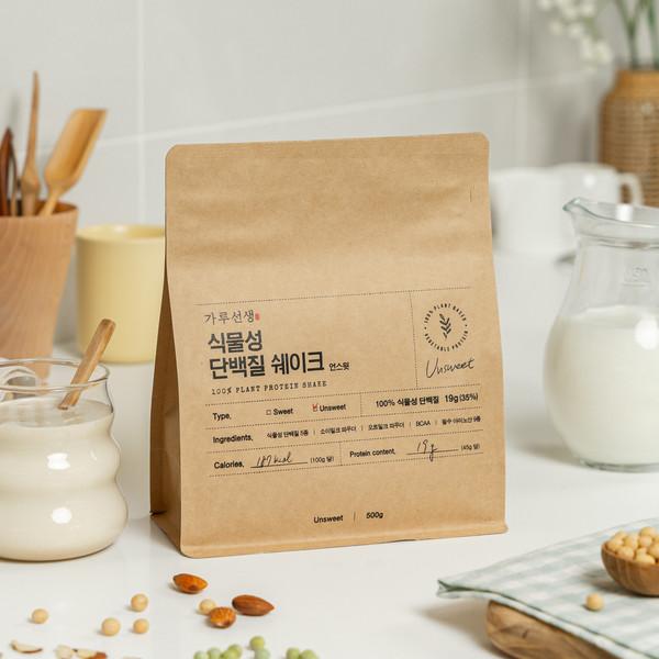 식물성 단백질 쉐이크 언스윗 500g