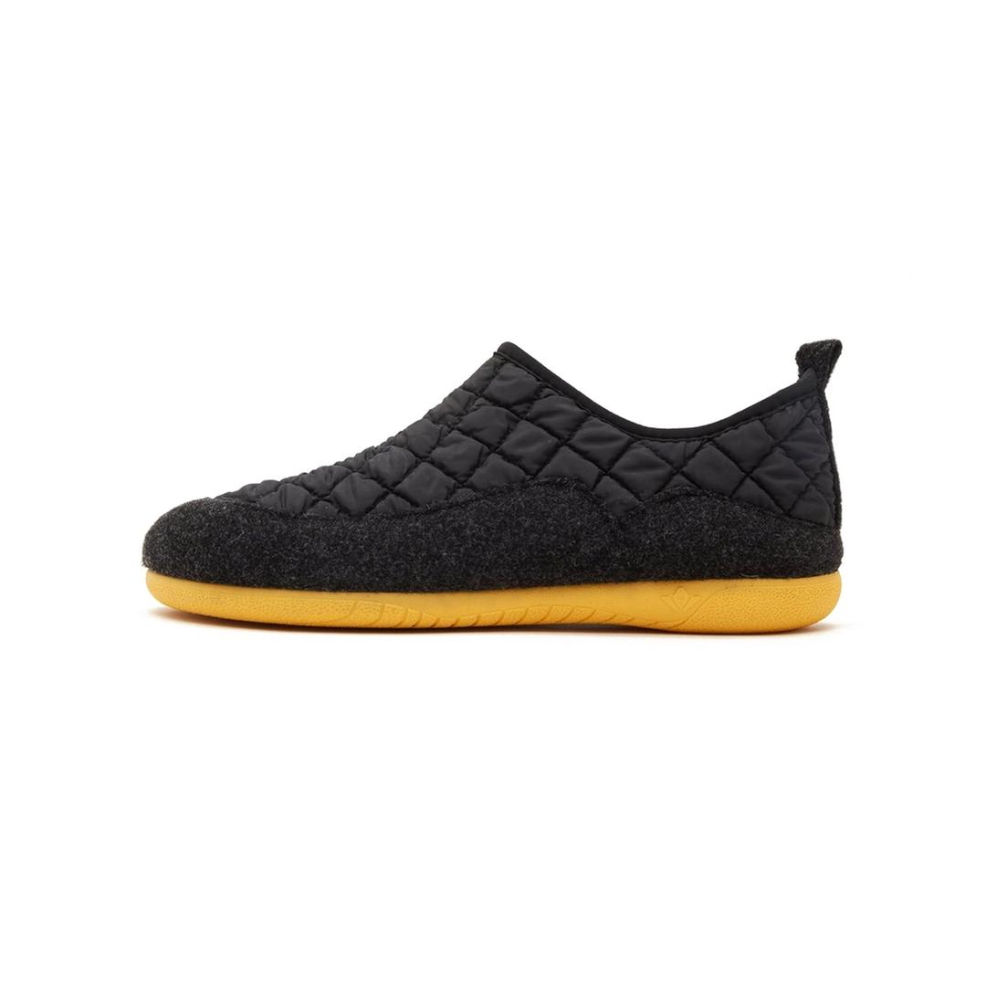 [GURUS Room Shoes] Slip On House Boots _ Black/Yellow (60% Sale)