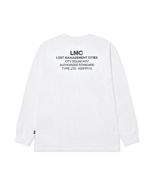 AUTHORIZED STANDARD LONG SLV TEE White