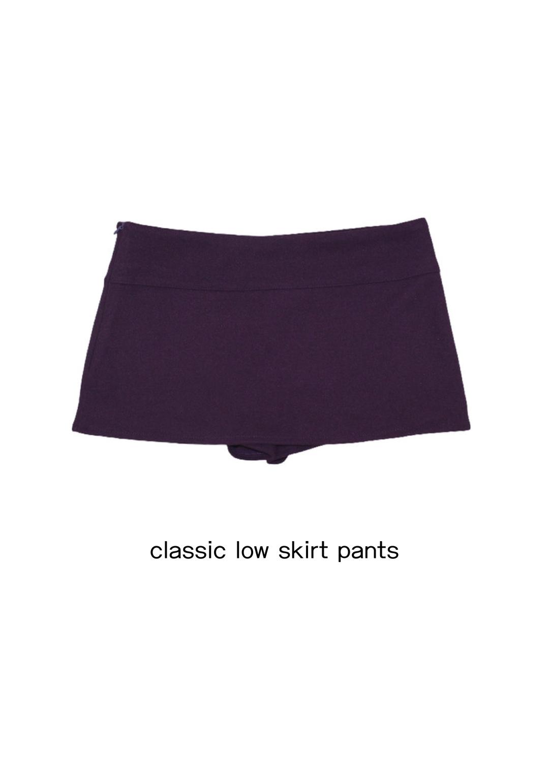 classic low skirt pants (2c)