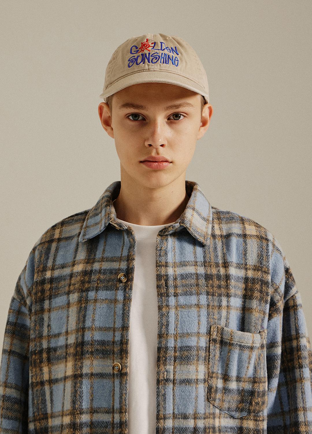 Washed Logo Ball Cap Beige