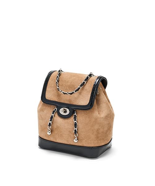 Haneee bag suede soft brown
