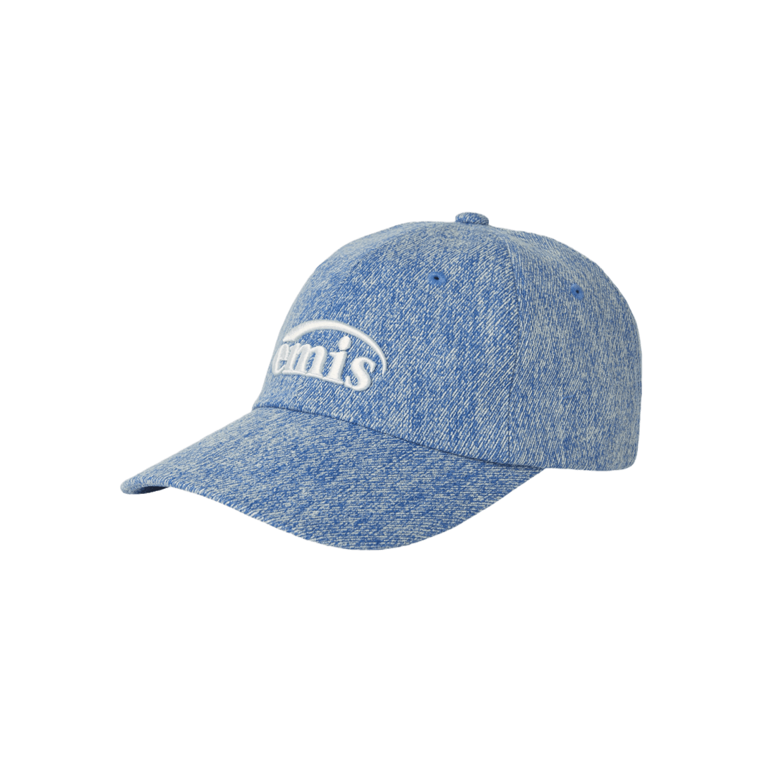 Emis New Logo Denim Ball Cap Light Blue Denim