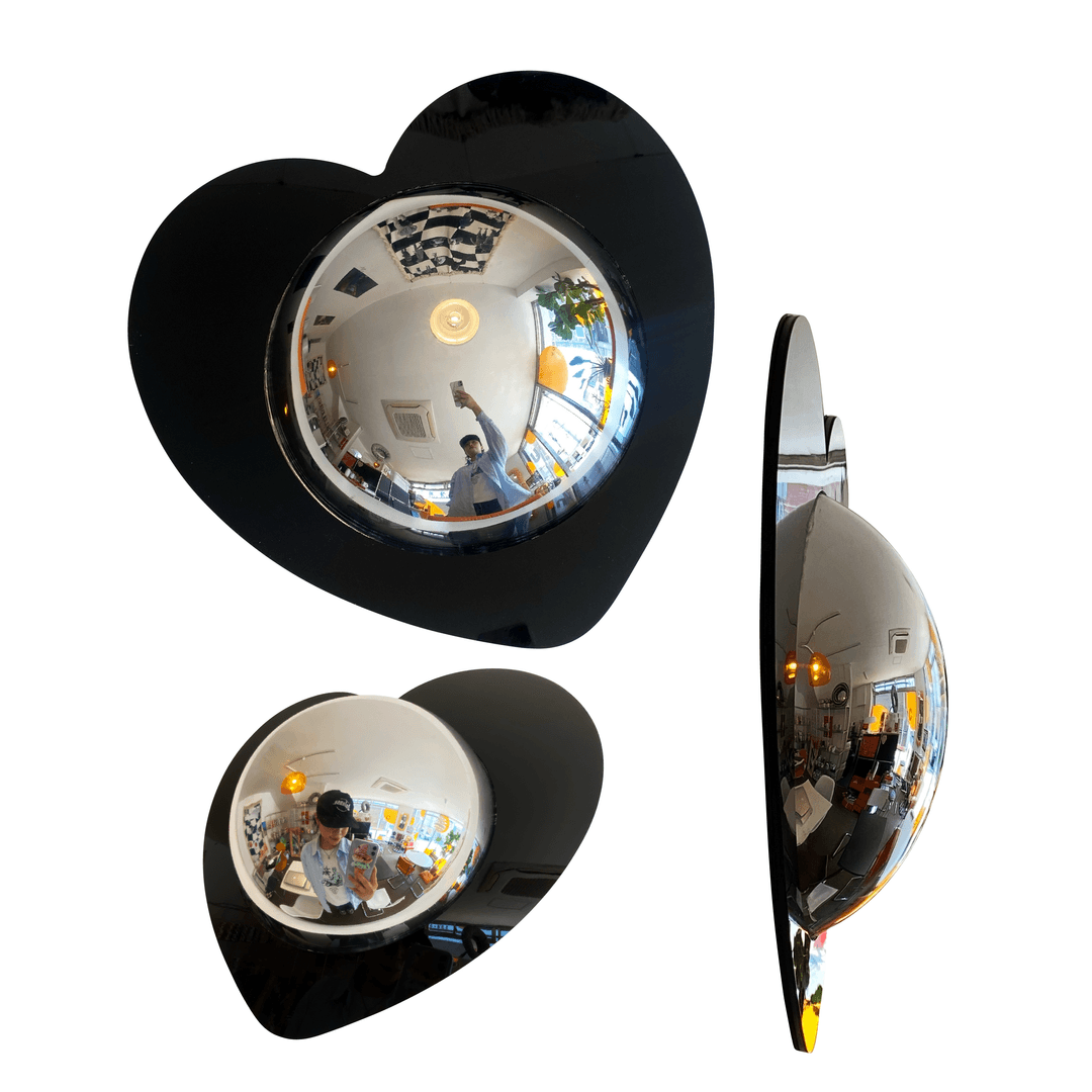 Heart Acrylic Convex Mirror
