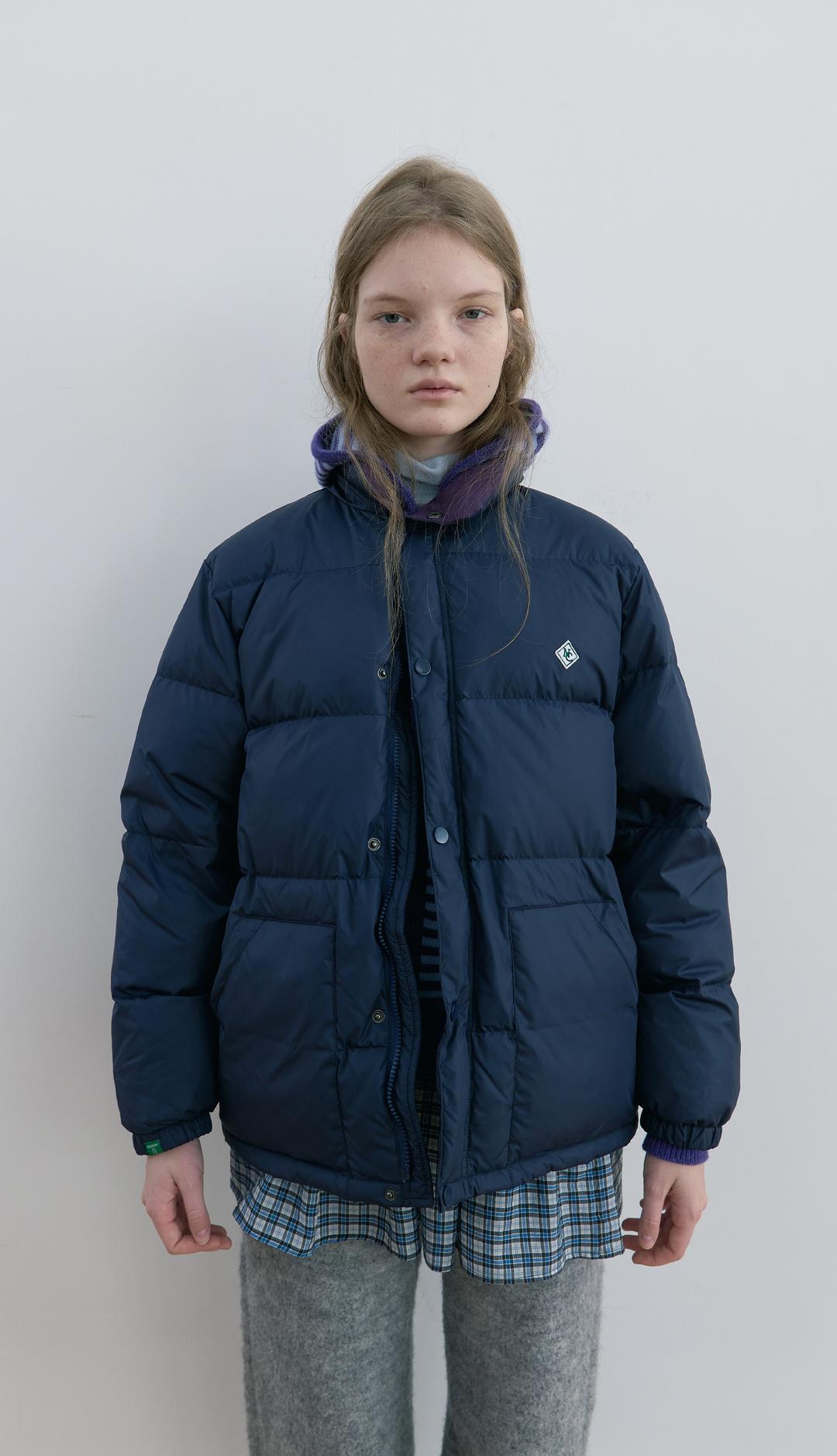 [12월 13일 예약발송]137. Snap down padding _ Navy