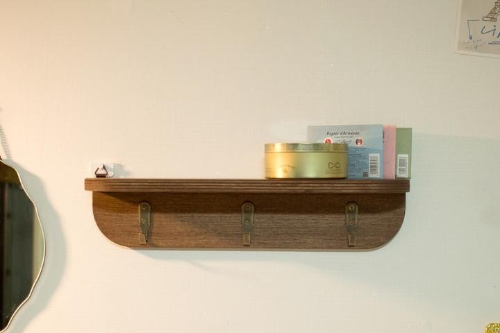 미니 ER타입 라운드 나무 빈티지 선반