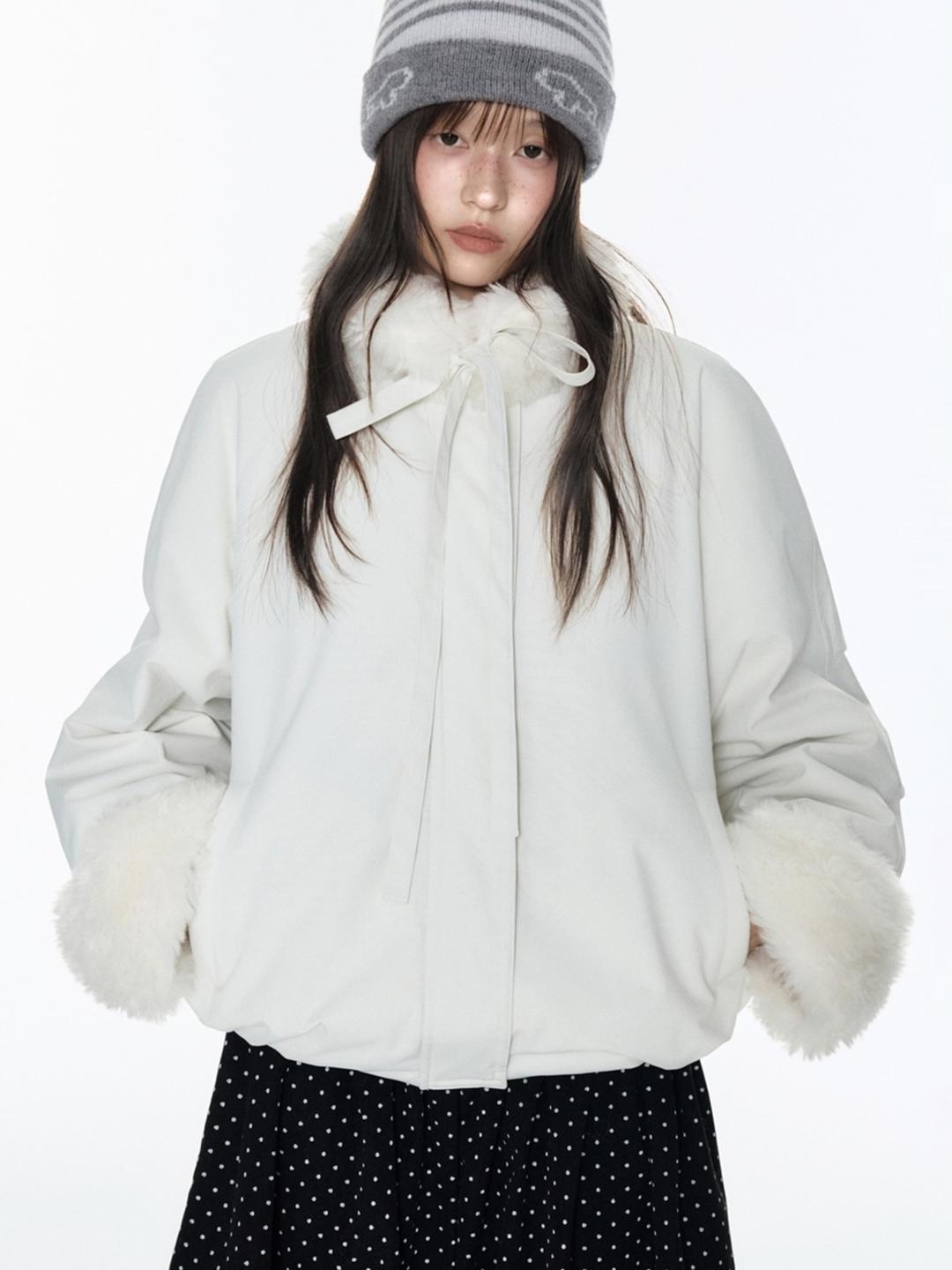 Onthereverse Snowbound Puff Fur-Trim Jacket