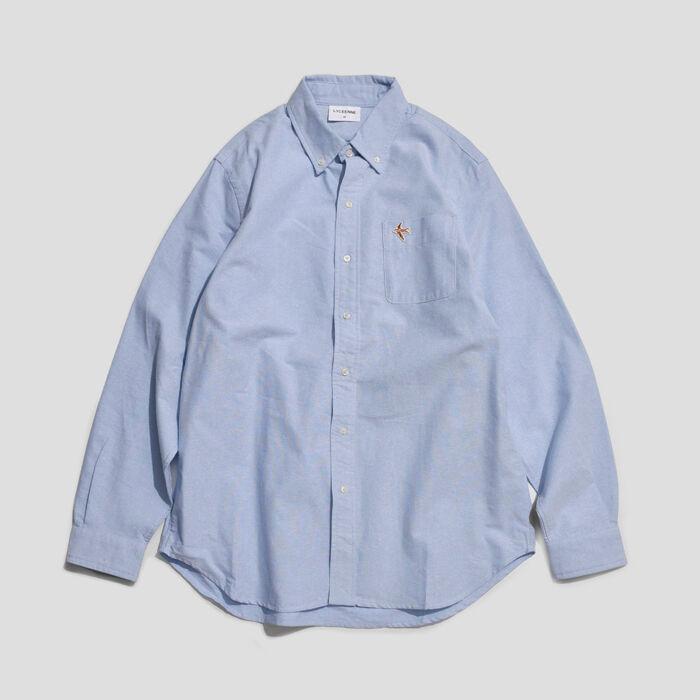 버드 옥스포츠 셔츠-블루