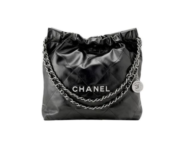 22백 스몰  카프스킨 & 실버 메탈 블랙