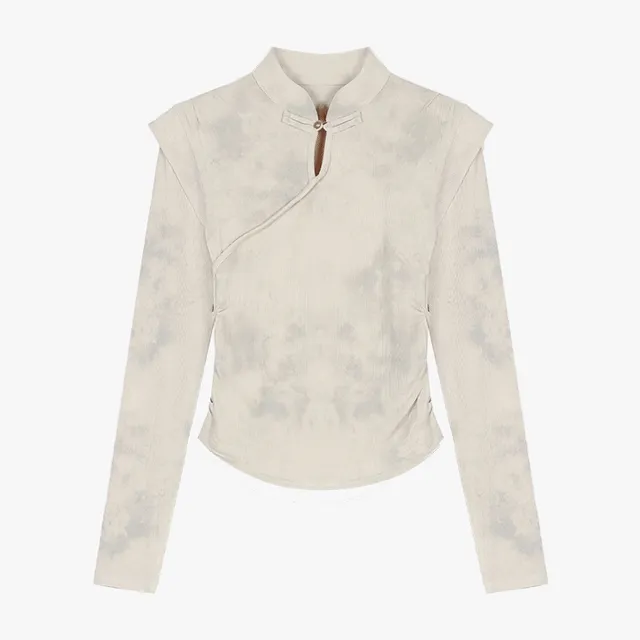 JAS66 타이다이 치파오 슬림 티셔츠