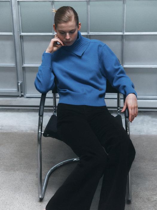 Stand Collar Knit Top_2color