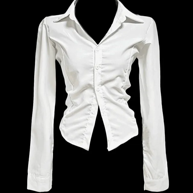 [BEST] Hadid ribbon slim blouse shirt (1color)