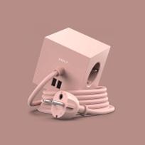 스퀘어원 멀티탭 올드 핑크