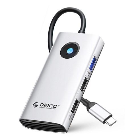 오리코 C타입 5IN1 멀티포트 허브 PD60W 충전 HDMI 4K PW11-5P - USB허브 | 쿠팡