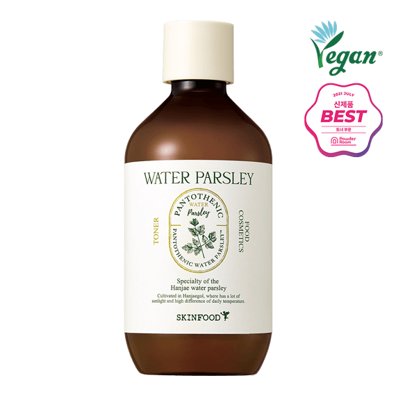 ★화장솜 증정★[미나리 토너]여드름적합, 판토테닉 워터 파슬리 토너 (300ml)