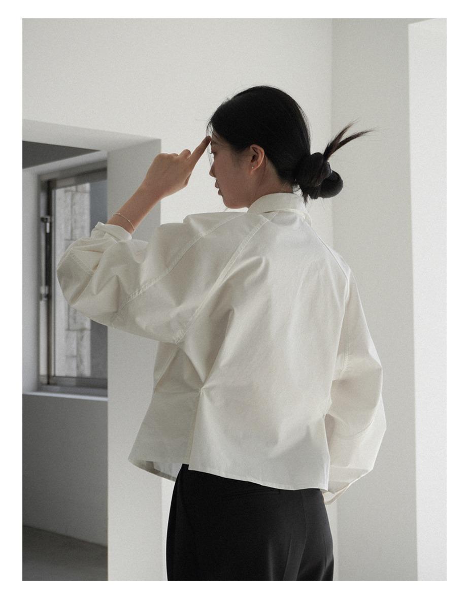 클로티드 셔츠 블라우스 (2colors)