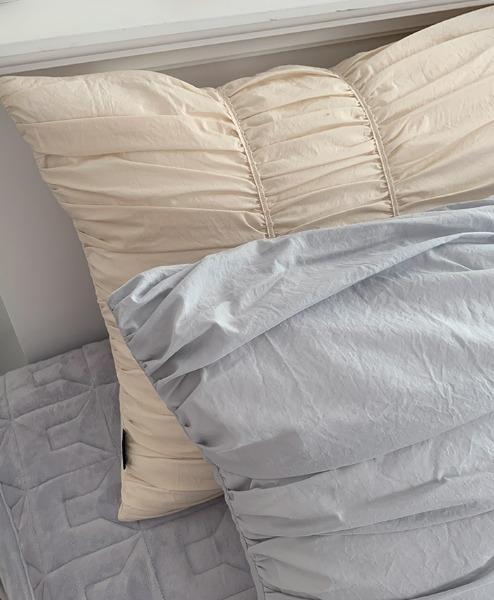 [위즐리 sh] 60수포플린_솜샤시 베개커버(50x70) (4colors)