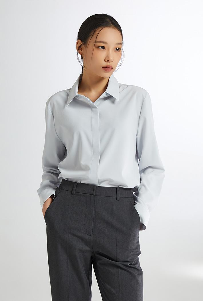 [링클프리] 레귤러핏 실키 셔츠_SPBWEA9W01