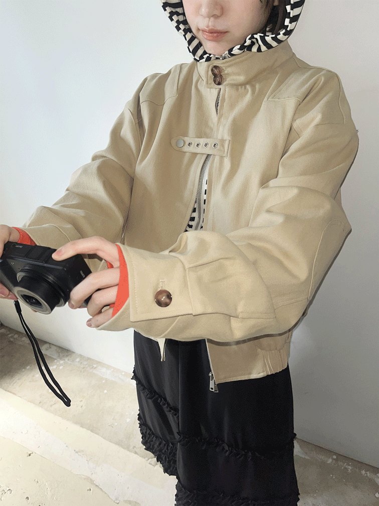 김아홉 패치 워크웨어 블루종 (unisex)
