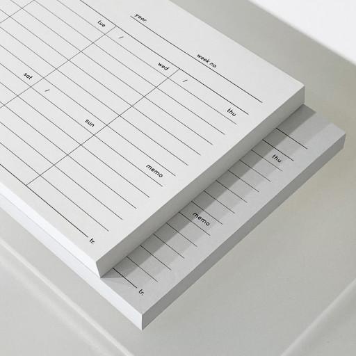 weekly memo pad