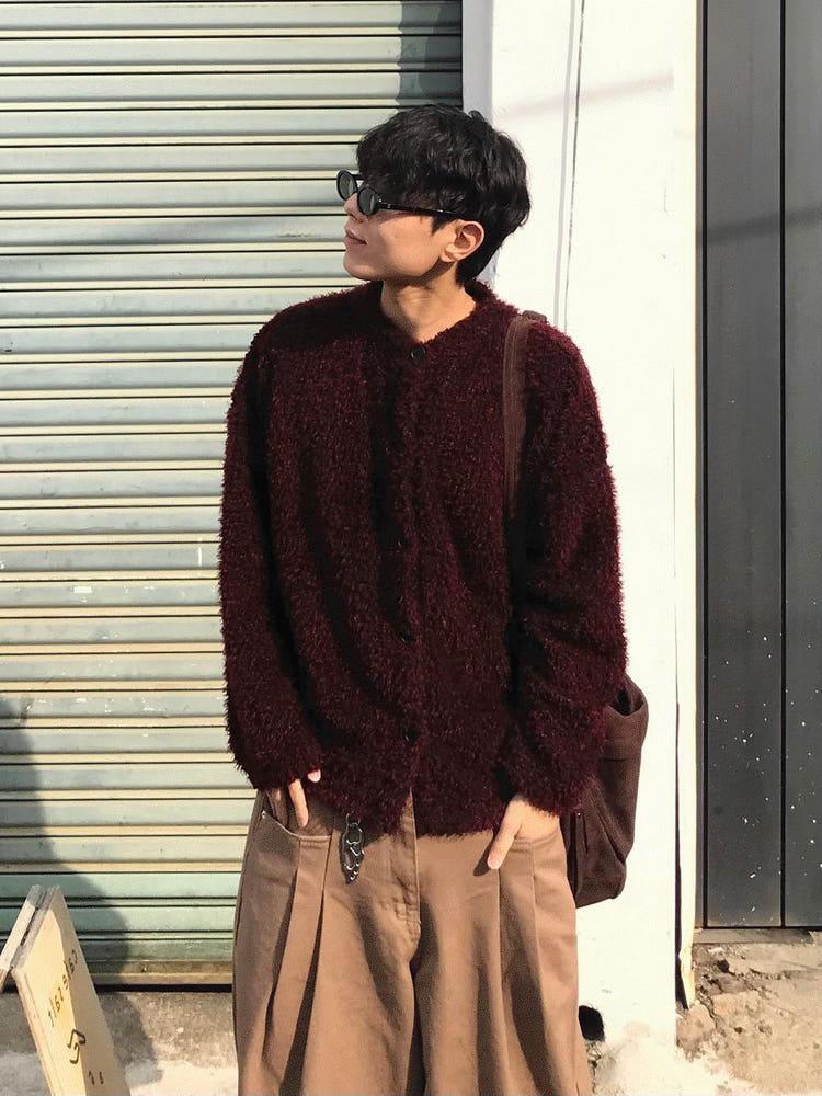 텐더 부클 가디건 3C