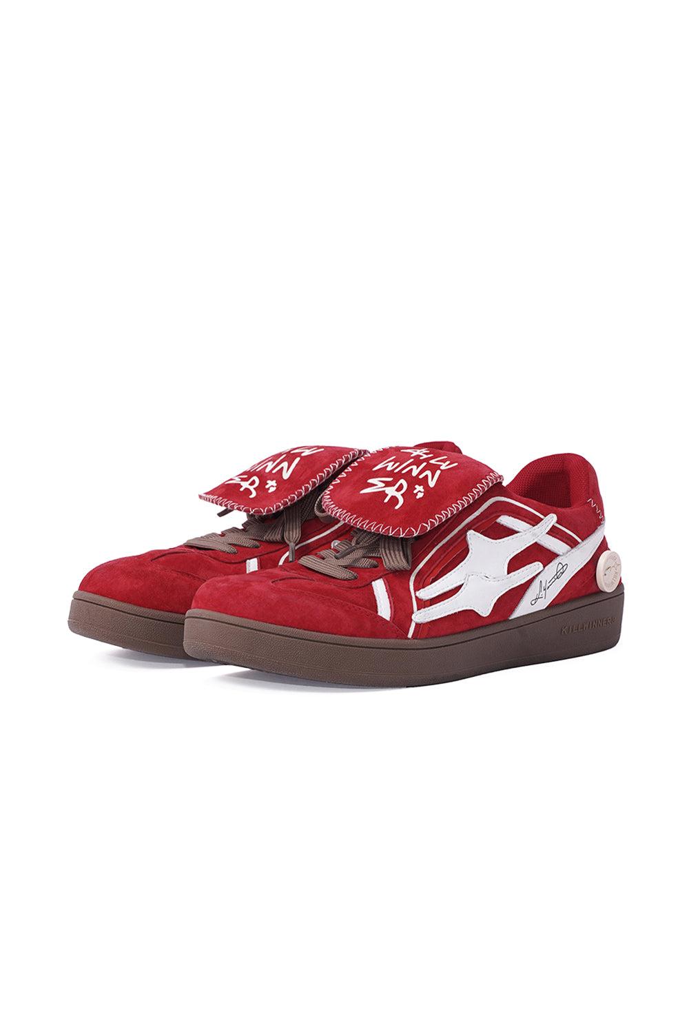 Retro Training Sneaker-Red Velvet - US 6.5 WOMEN=IT 38 / Red / Unisex