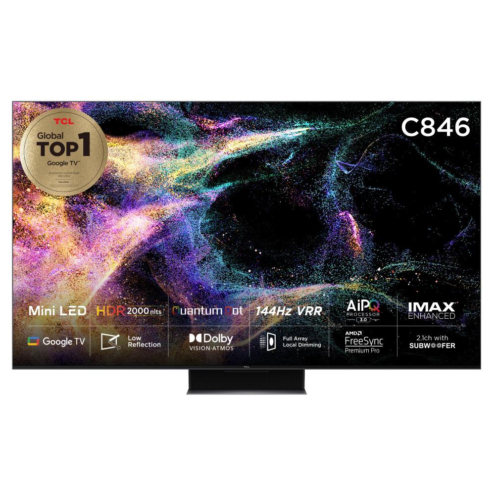 TCL 4K Mini LED 안드로이드11 TV 65C846  165cm ·65인치  스탠드형 벽걸이형 기사방문설치