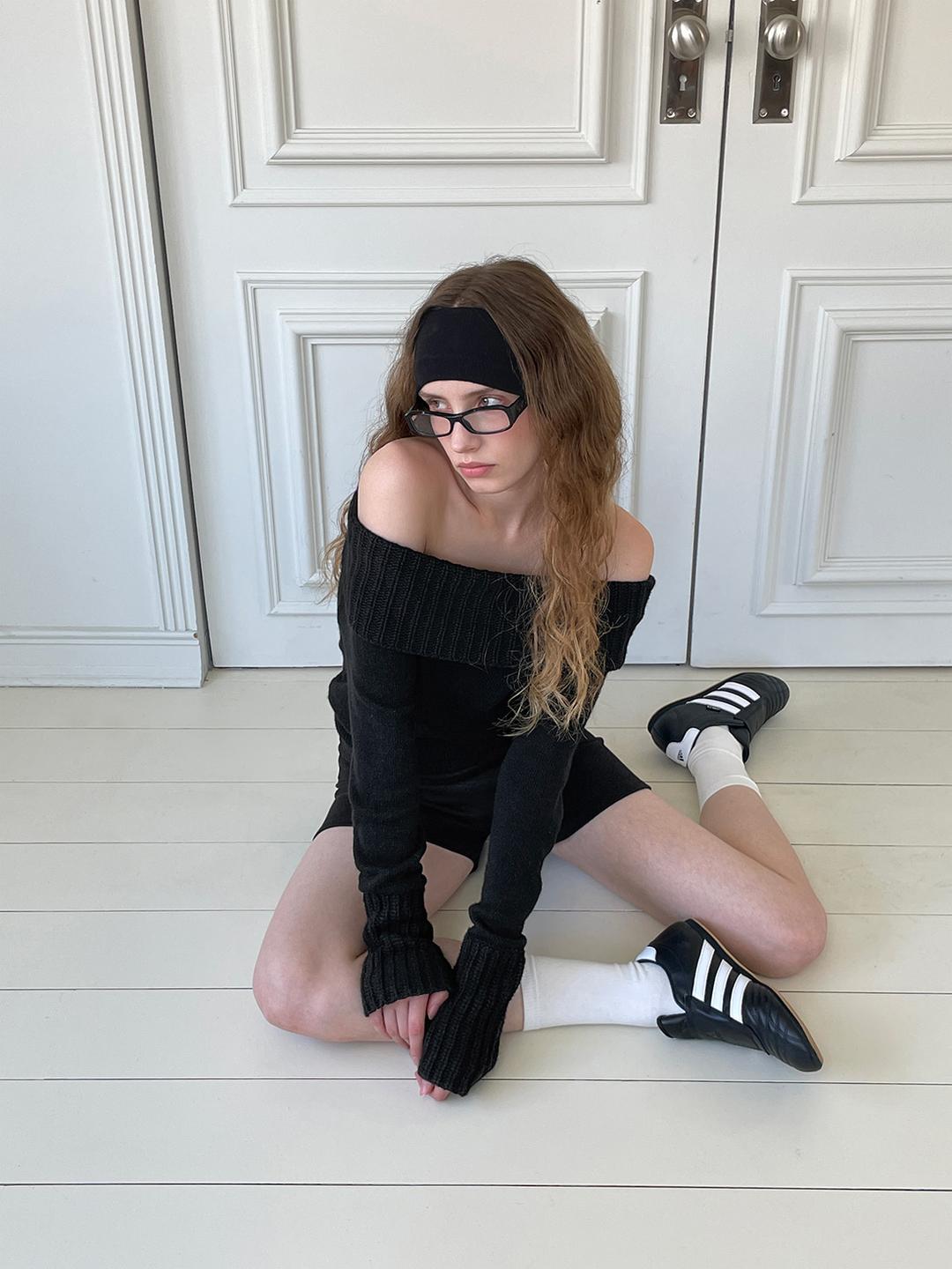 블랙업 [MADE] 터트니 울캐시 오프 니트