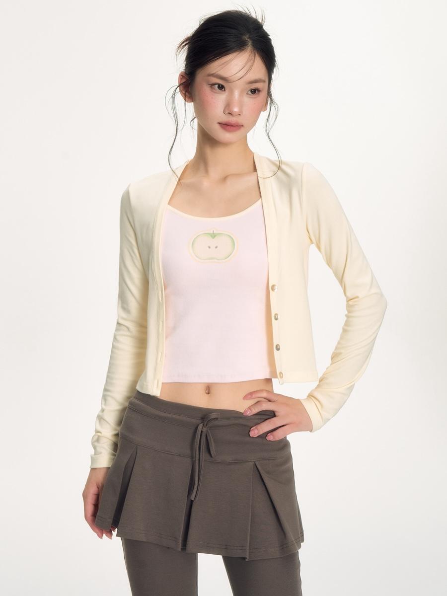 NECY STUDIO Soft Hug Cropped Cardigan (3color)
