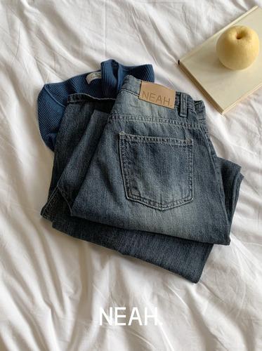98도씨 [무료배송/1천장판매][NEAH] 아메리카 썸머 다크틴블루 와이드데님