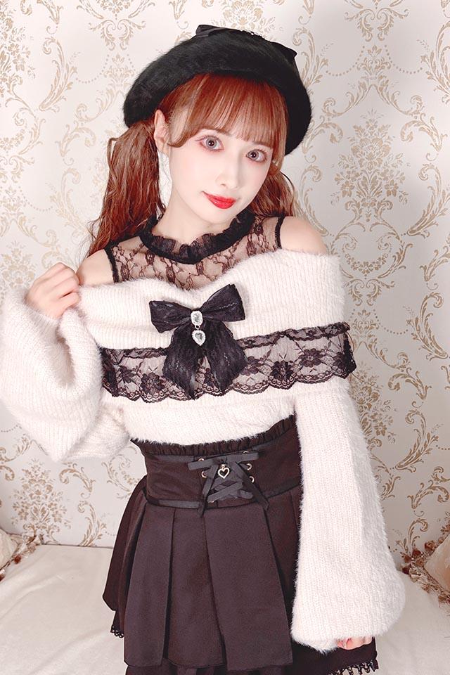 【MA*RS】オフロールシャギーニットトップス - ピンク size-F-Ma*rs WebStore by LiLimPark