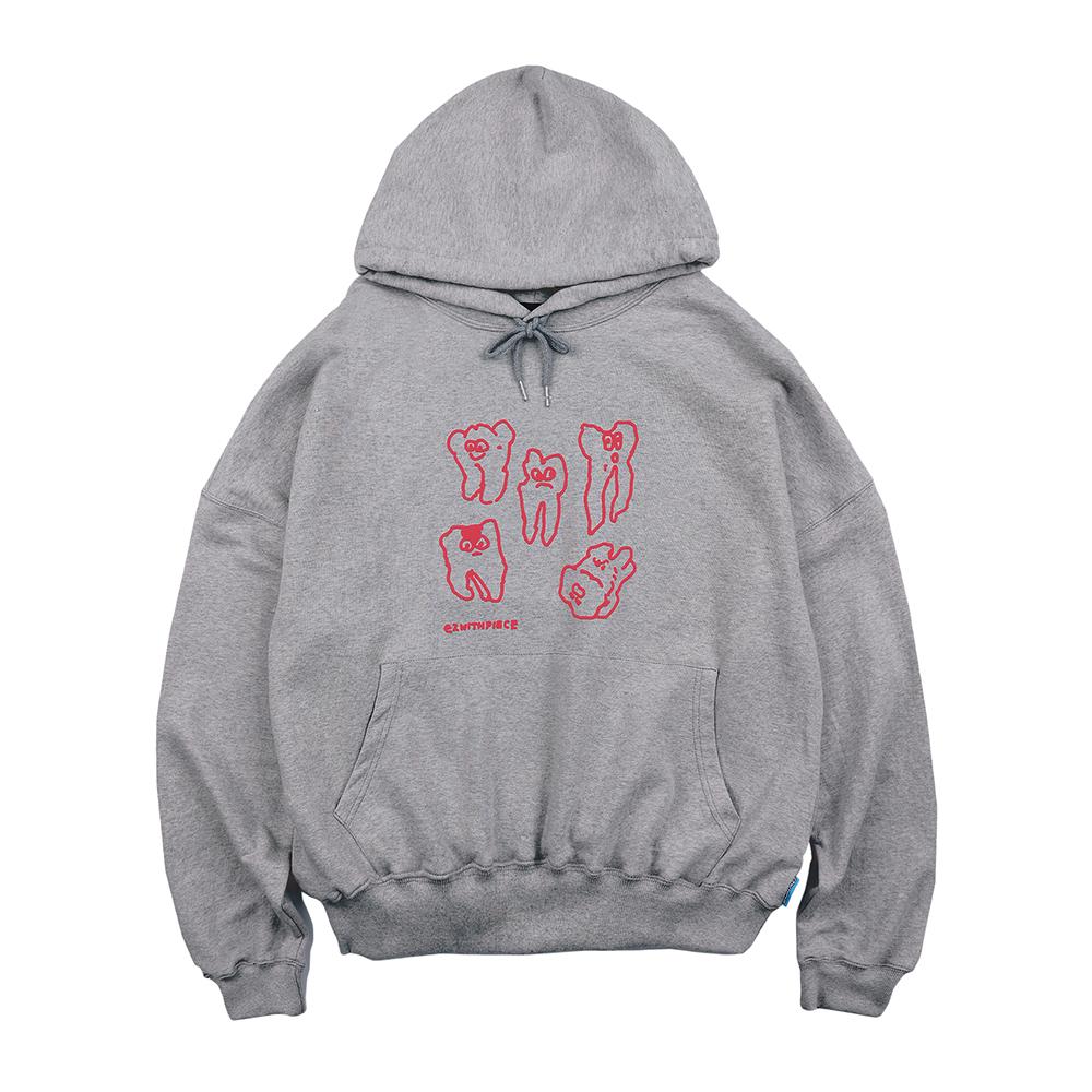 TEETH HOODIE (GREY)