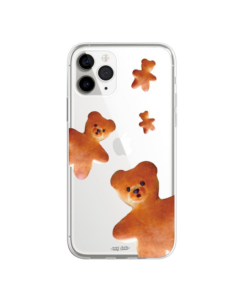 Bread bear case (Jelly hard), 곰돌이빵 케이스 맥세이프 케이스 : nap club