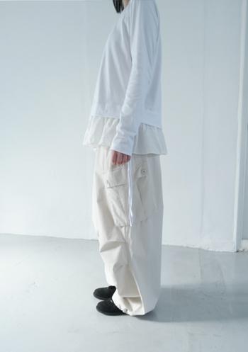 에프터먼데이 utility cargo banding pants (2c)