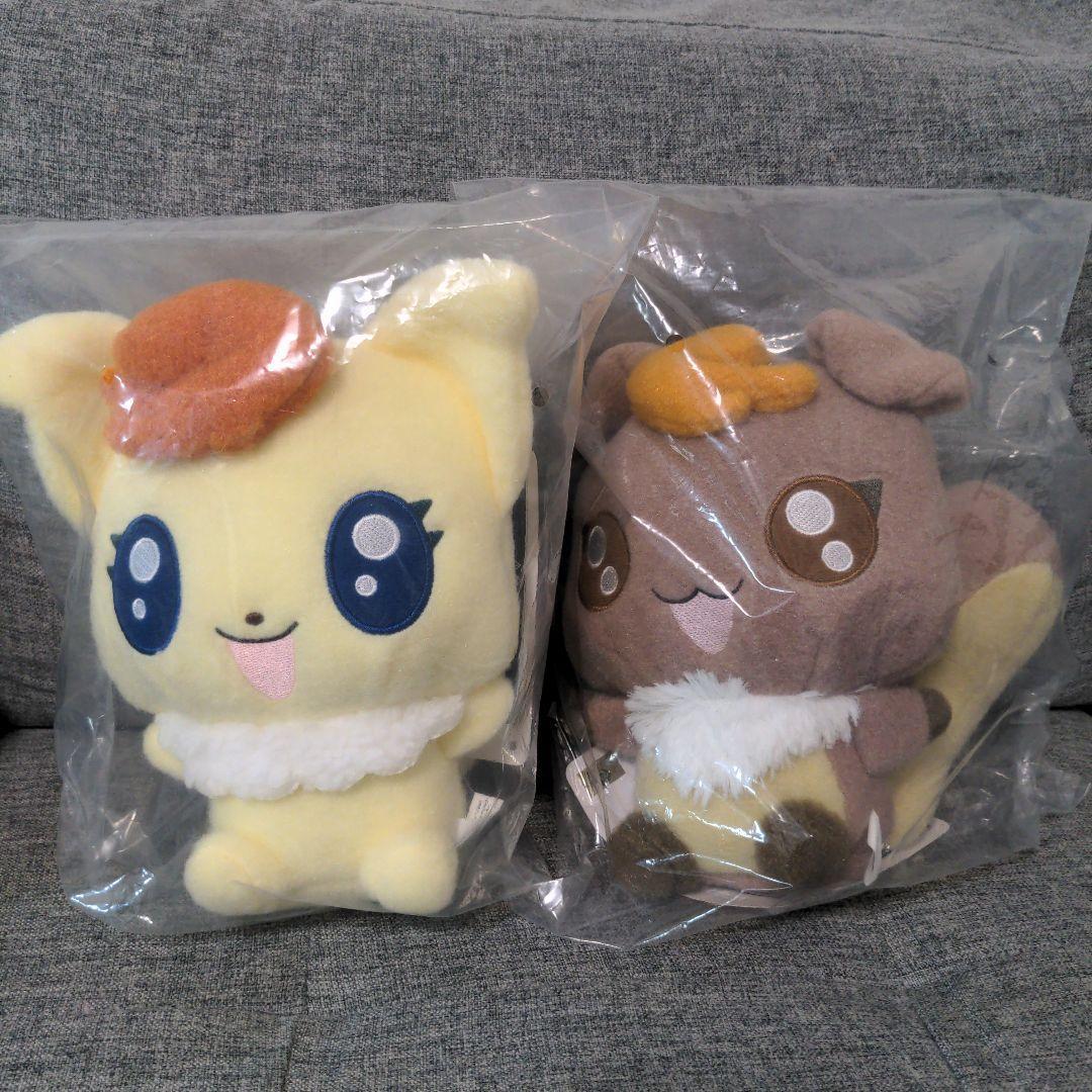 プリキュア一番くじB賞ナッツ&ココ 5GoGo ふわふわ妖精ぬいぐるみ２種セット