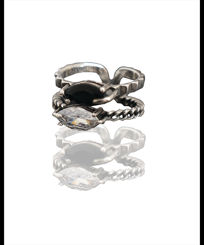 (925 silver) Unique ring [유니크 실버 반지]